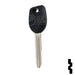 Uncut Transponder Key | Mitsubishi | MIT8PT Automotive Key Ilco