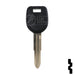 Uncut Transponder Key | Mitsubishi | MIT8PT Automotive Key Ilco