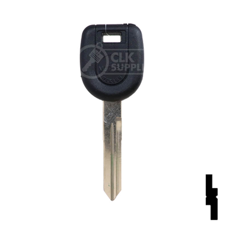 Uncut Transponder Key | Mitsubishi | TPX3MIT-18.P, MIT16APT Automotive Key JMA USA