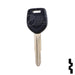 Uncut Transponder Key "N" Chip Blank | Mitsubishi | MIT12-PT, 5907793 Automotive Key LockVoy
