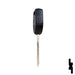Uncut Transponder Key "N" Chip Blank | Mitsubishi | MIT13-PT, 690648, 692564 Automotive Key LockVoy
