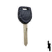 Uncut Transponder Key "N" Chip Blank | Mitsubishi | MIT13-PT, 690648, 692564 Automotive Key LockVoy