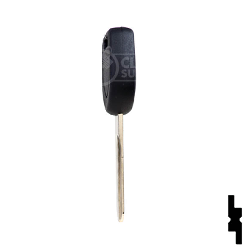 Uncut Transponder Key "N" Chip Blank | Mitsubishi | MIT13-PT, 690648, 692564 Automotive Key LockVoy