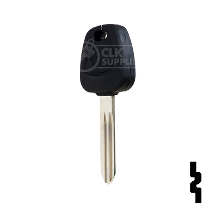 Uncut Transponder Key | Nissan | NI02, TP19DAT-15.P4 Automotive Key JMA USA