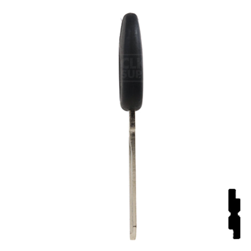 Uncut Transponder Key PK3 | Cadillac, GM Logo | B112PT Automotive Key Strattec