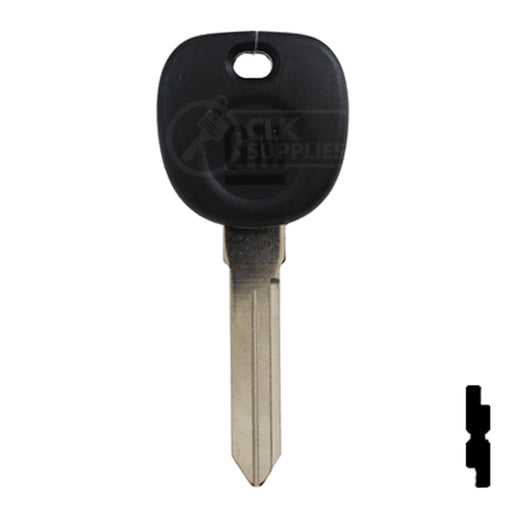 Uncut Transponder Key PK3 | Cadillac, GM Logo | B112PT Automotive Key Strattec