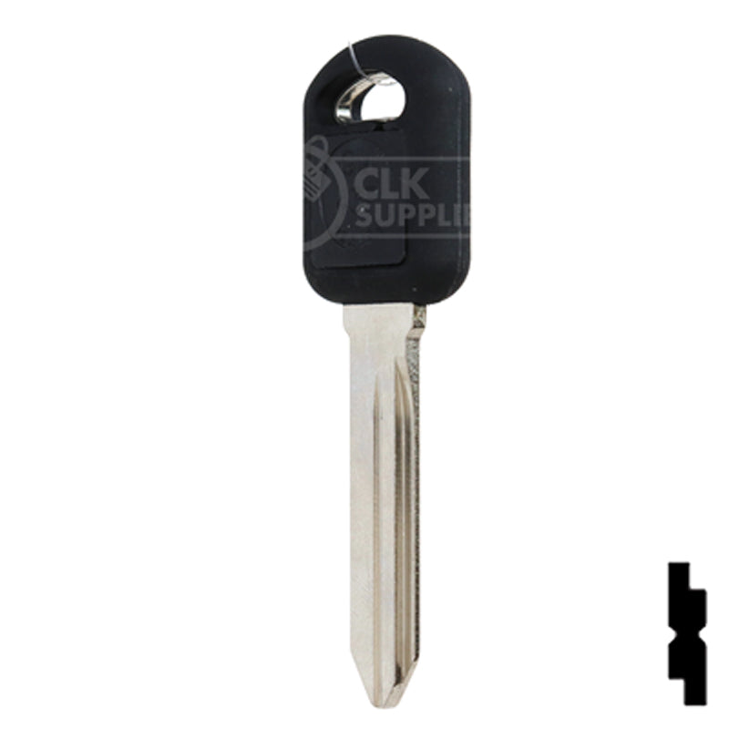 Uncut Transponder Key Shell | Chevrolet | B103 Automotive Key JMA USA