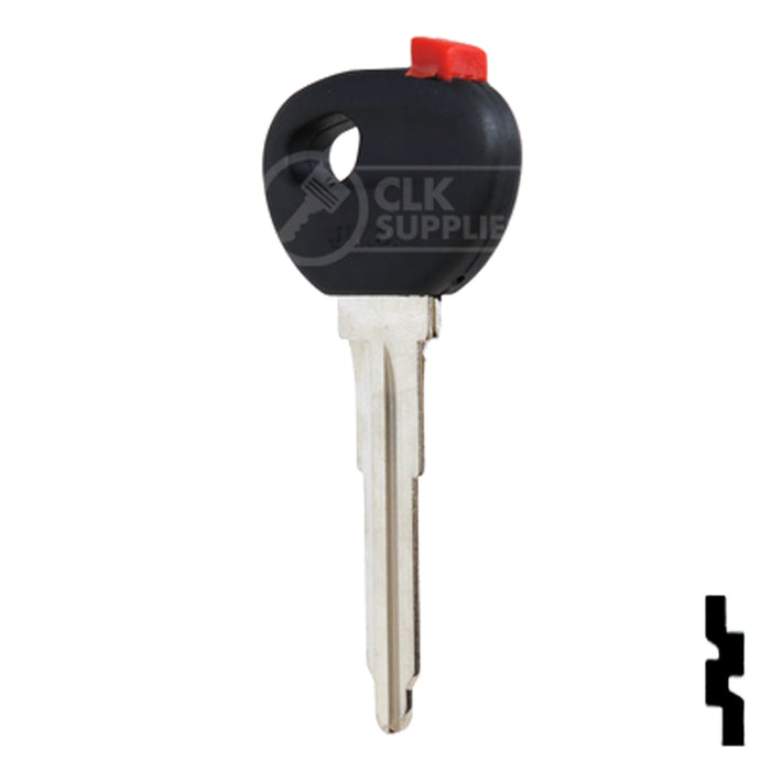 Uncut Transponder Key Shell | Mazda | TP00MAZ-10D-P Automotive Key JMA USA