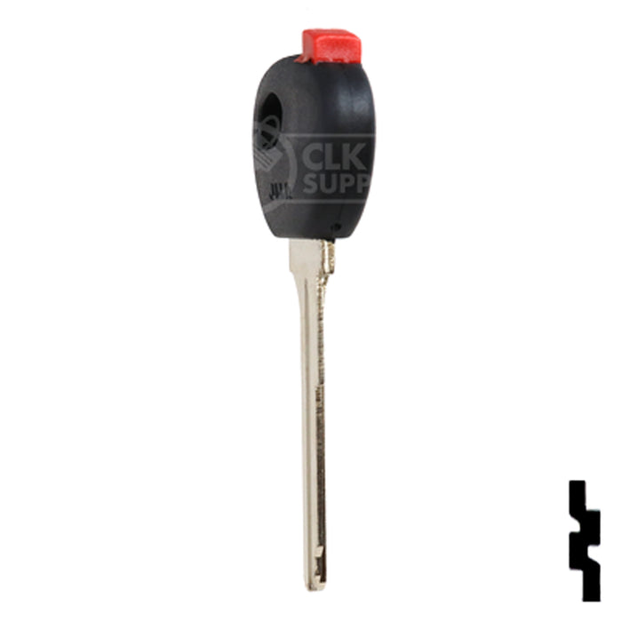Uncut Transponder Key Shell | Mazda | TP00MAZ-10D-P Automotive Key JMA USA