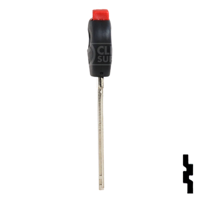 Uncut Transponder Key Shell | Mazda | TP00MAZ-10D-P Automotive Key JMA USA