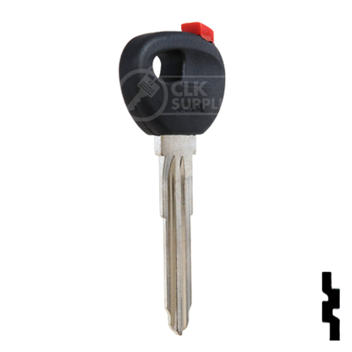 Uncut Transponder Key Shell | Mazda | TP00MAZ-10D-P Automotive Key JMA USA