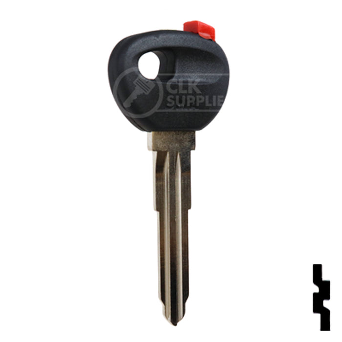 Uncut Transponder Key Shell | Mazda | TP00MAZ-10D-P Automotive Key JMA USA