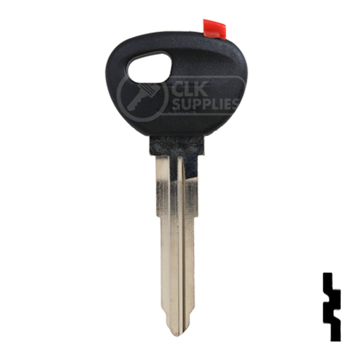 Uncut Transponder Key Shell | Mazda | TP00MAZ-10D-P Automotive Key JMA USA
