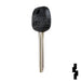 Uncut Transponder Key | Toyota, Scion | TOY44DPT, 5910834 Automotive Key Ilco