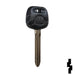 Uncut Transponder Key | Toyota, Scion | TOY44DPT, 5910834 Automotive Key Ilco