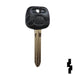 Uncut Transponder Key | Toyota, Scion | TOY44DPT, 5910834 Automotive Key Ilco
