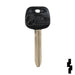Uncut Transponder Key | Toyota, Scion | TOY44DPT, 5910834 Automotive Key Ilco