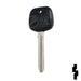 Uncut Transponder Key | Toyota, Scion | TOY44DPT, 5910834 Automotive Key Ilco