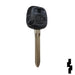 Uncut Transponder Key | Toyota, Scion | TOY44DPT, 5910834 Automotive Key Ilco