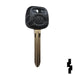 Uncut Transponder Key | Toyota, Scion | TOY44DPT, 5910834 Automotive Key Ilco