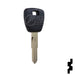 Uncut Transponder Key "V" Chip | Acura | Honda | HD111-PT, 5907552 Automotive Key LockVoy