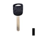 Uncut Transponder Key "V" Chip | Acura | Honda | HO03-PT, 5907553 Automotive Key LockVoy
