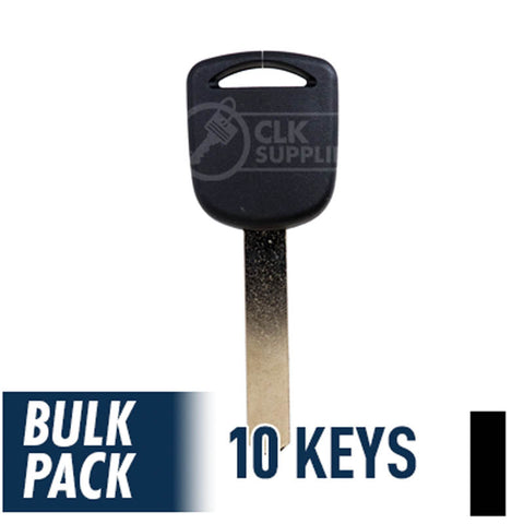 Uncut Transponder Key "V" Chip | Acura | Honda | HO03-PT, 5907553 Pack of 10
