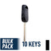 Uncut Transponder Key "V" Chip | Acura | Honda | HO03-PT, 5907553 Pack of 10 Automotive Key JMA USA
