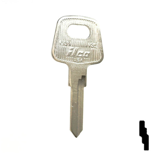 V35, X139 Audi Key Automotive Key Ilco