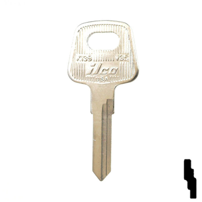 V35, X139 Audi Key Automotive Key Ilco
