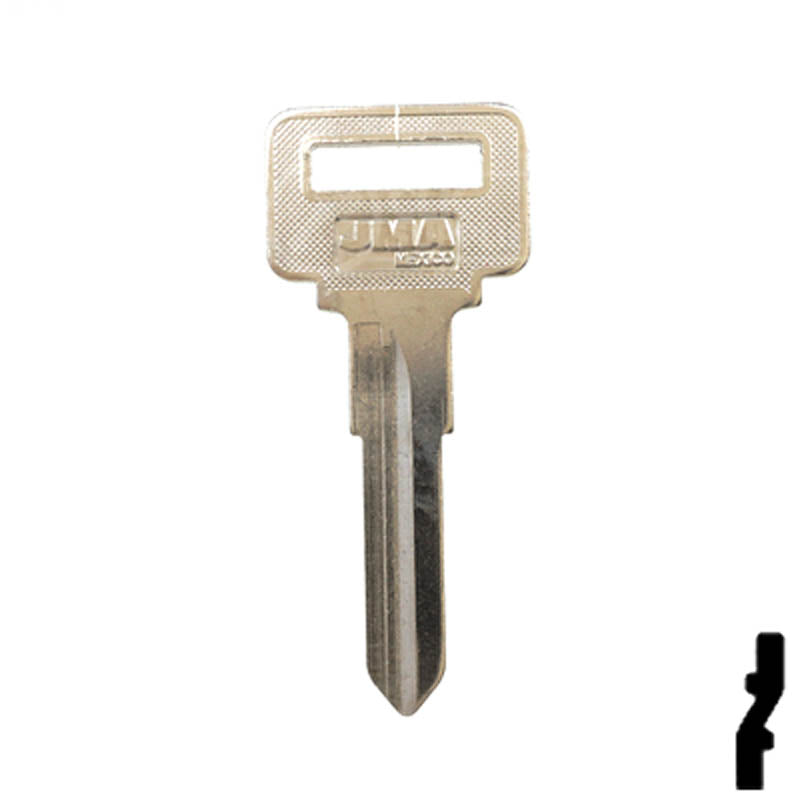 Uncut Key Blank | Volvo | X140 (VL8) — CLK Supplies