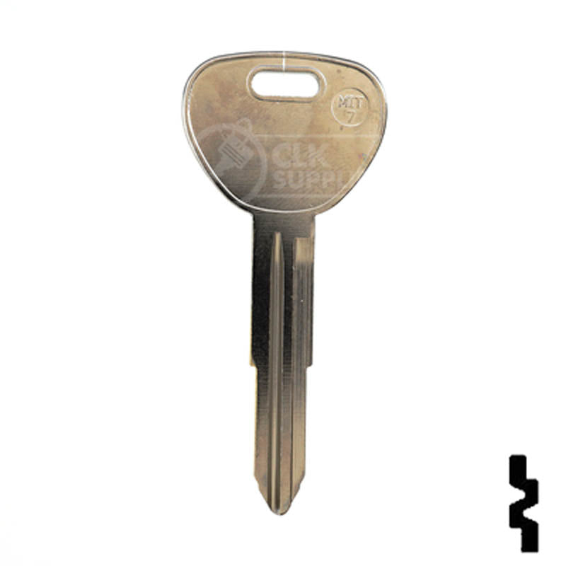 Uncut Key Blank | Mitsubishi | X245 ( MIT4 ) — CLK Supplies