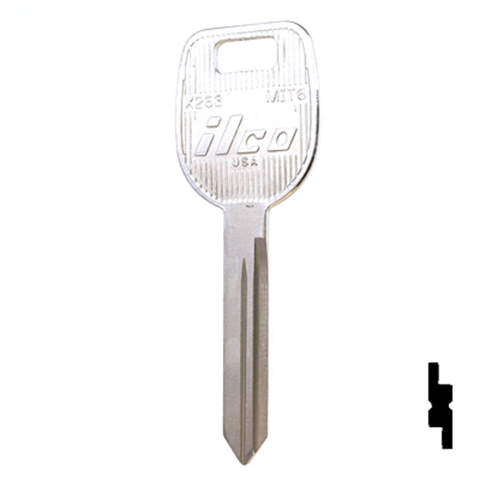 X263 ( MIT6 ) Mitsubishi Key Automotive Key Ilco