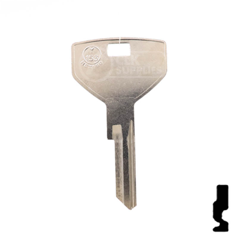 Uncut Key Blank | Chrysler | Y153, P1786