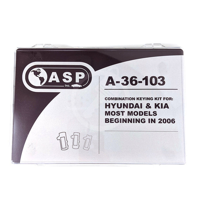 Hyundai & Kia High Security & Regular Pinning Kit (A-36-103) Automotive Pinning Kit ASP