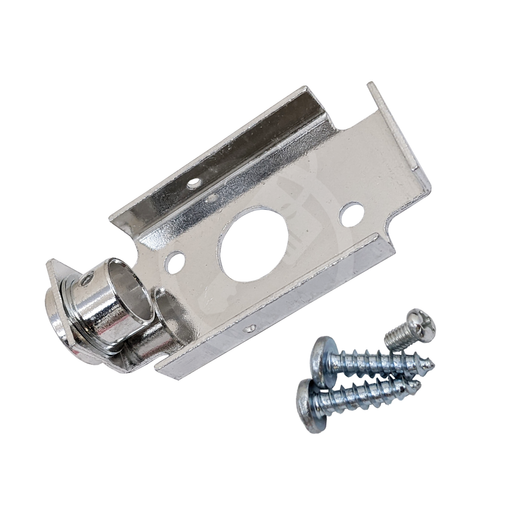 3/8" Unpainted Assembled DL Mount w/Connector, C Clip & Screws Door Loop Accessory Keedex