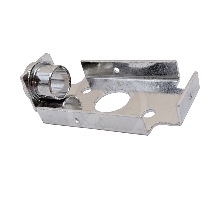 3/8" Unpainted Assembled DL Mount w/Connector, C Clip & Screws Door Loop Accessory Keedex