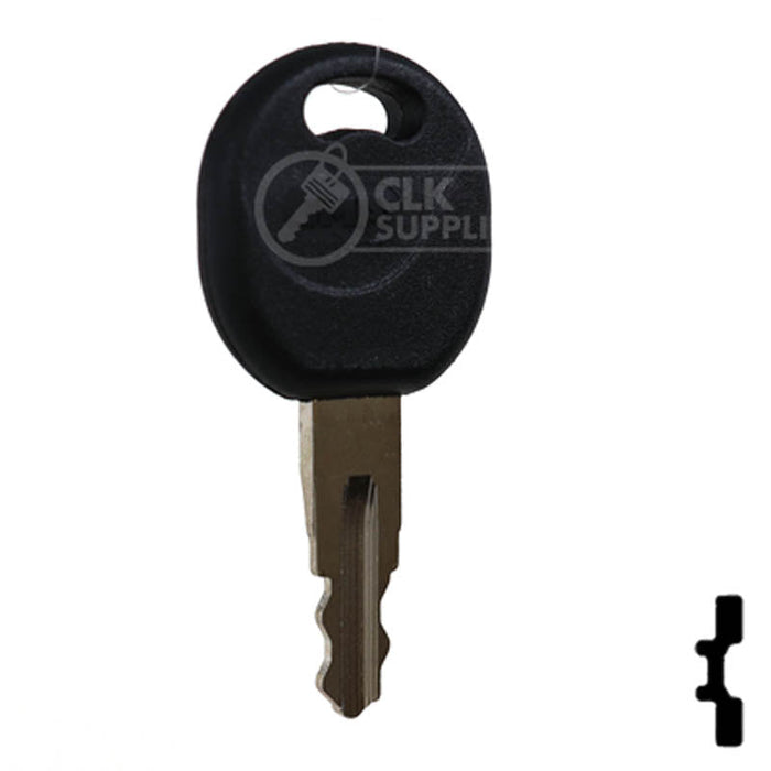 Key Blank | Caterpillar | CAT-1.P1S Equipment Key JMA USA