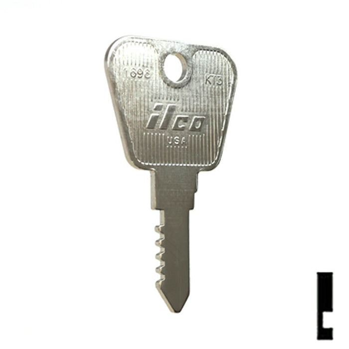 Key Blank | Kioti Tractors | 1696, KT3 Equipment Key Ilco