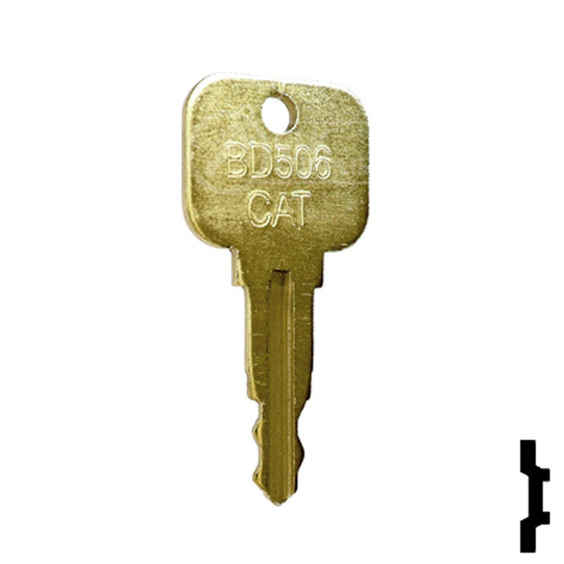 Precut Equipment Key Caterpillar BD506