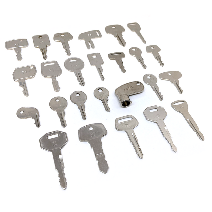 Precut Equipment Keys | Top 100 Construction Equipment Keys