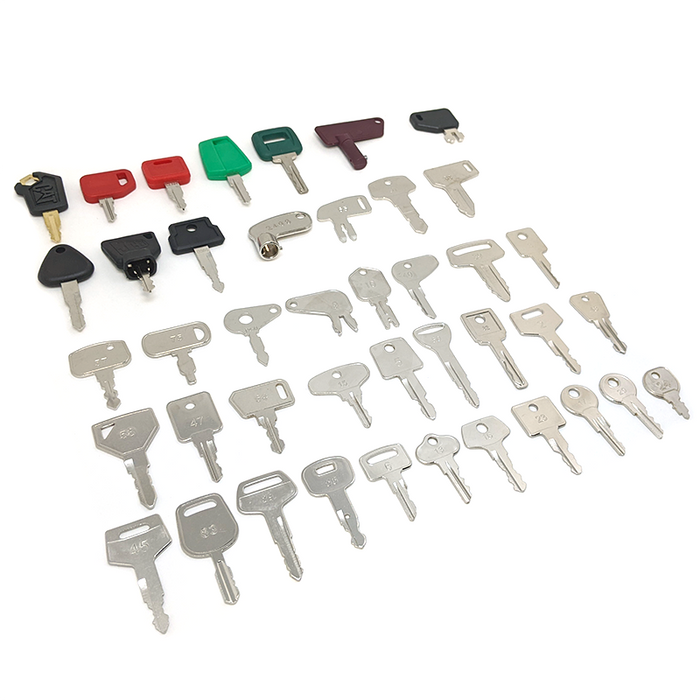Machine Key Names Precut Equipment Keys | Top 42 Construction Equipment Keys