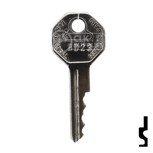 Precut Key Blank | Golf Cart | BD23 Equipment Key Framon Manufacturing Company, Inc