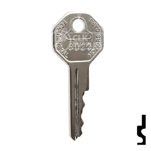 Precut Key Blank | Golf Cart | BD23 Equipment Key Framon Manufacturing Company, Inc