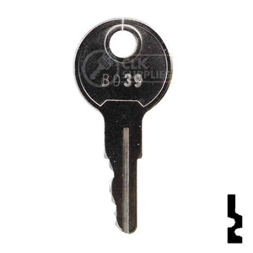 Precut Key Blank | Golf Cart | BD39 Equipment Key Framon Manufacturing Company, Inc