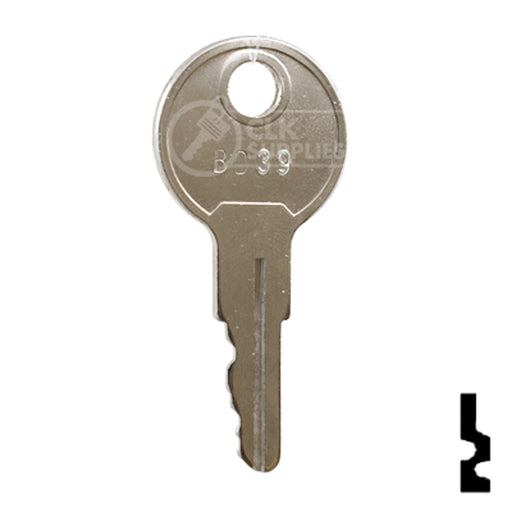 Precut Key Blank | Golf Cart | BD39 Equipment Key Framon Manufacturing Company, Inc