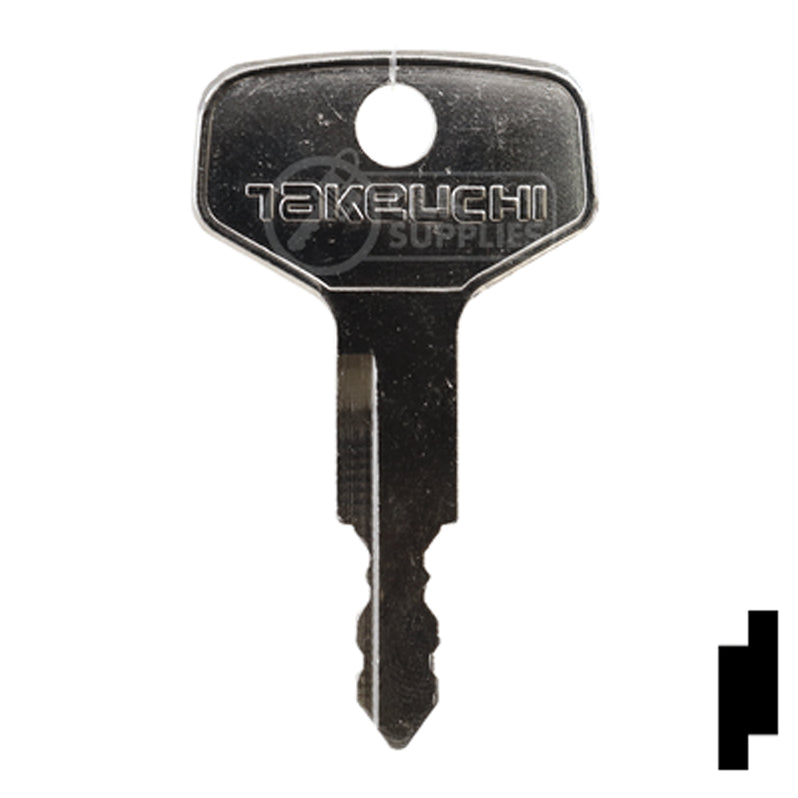 Precut Key Blank | Takeuchi | BD17