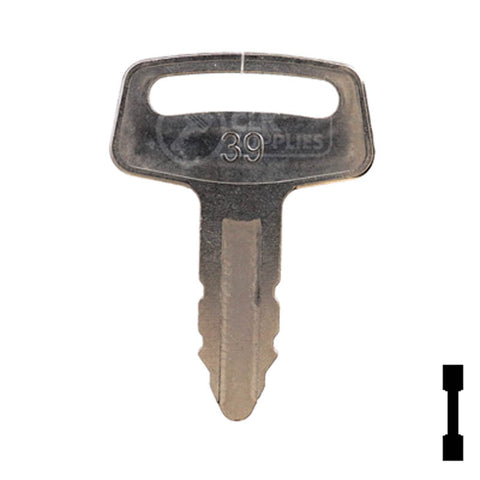 Precut Key | Kubota | EQ-39, RC101-53630