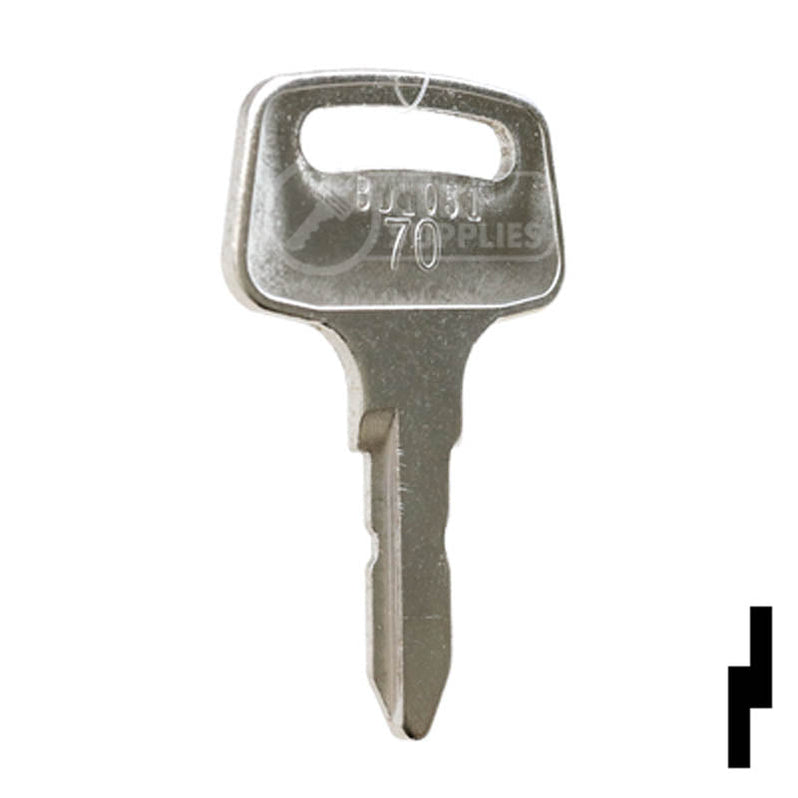 Precut Tractor Key Kubota BD1051