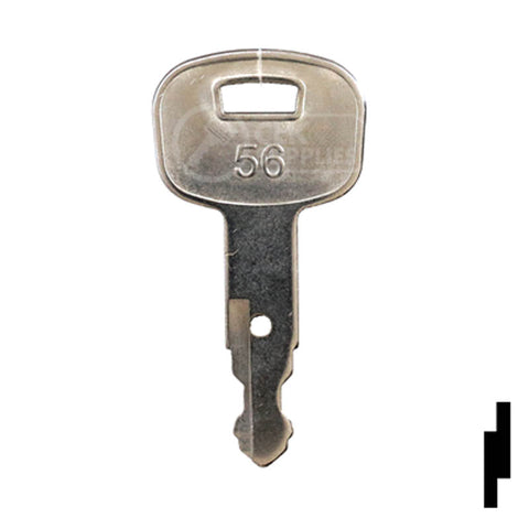 Precut Tractor Key | Kubota | EQ-56, 459A